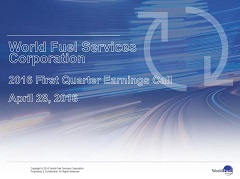 2016 First Quarter Earnings Call